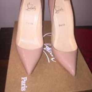 Christian Louboutin Nude,EU 37/US 7 ,Pigalle 120mm